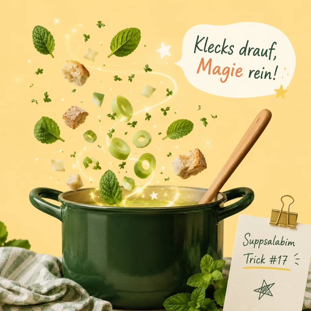 Suppsalabim Tricks: Magische Tricks für mehr Gemüse im Suppentopf